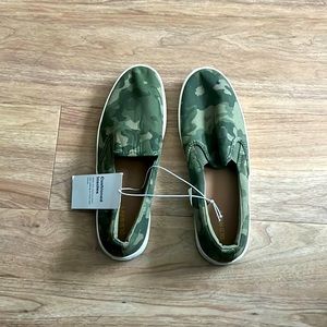 Green Slip On shoes